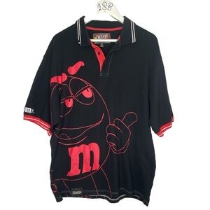 M&M's embroidered polo shirt, sz XL